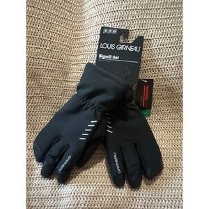 Louis Garneau Bigwill Gel Winter Cycling Gloves Black Thermolite Insulated Small